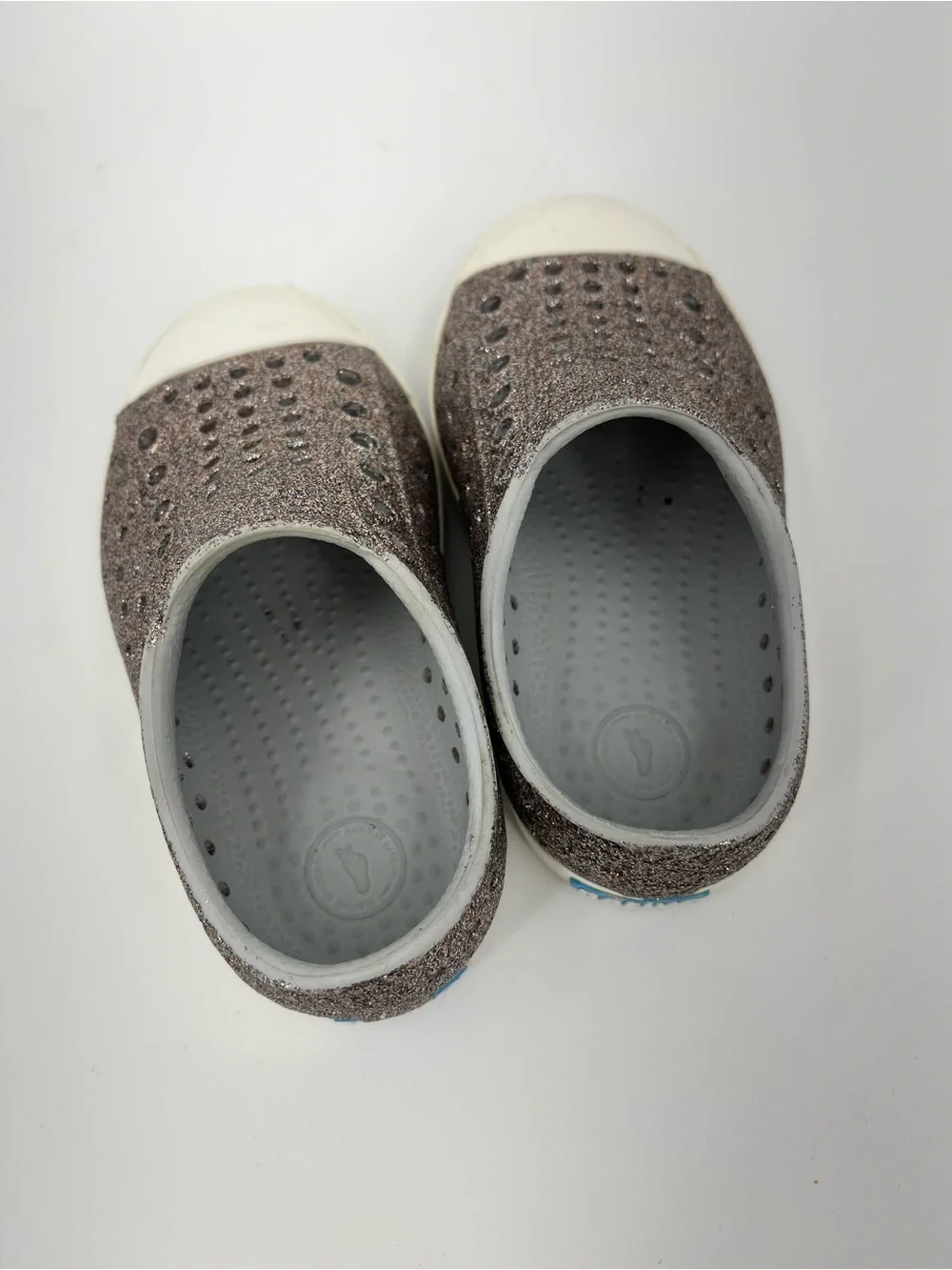 Native shoes Jefferson bling metal size 0811 toddler 6 gold bronze glitter
